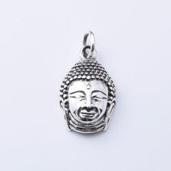 P1172 - 925 silver buddha head pendant
