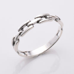 R286 925 silver link ring