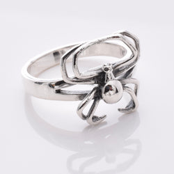 R295 925 silver spider ring