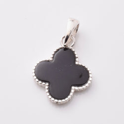 P1216 - 925 silver four leaf clover pendant