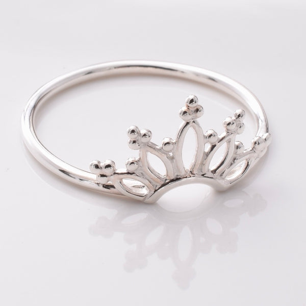R305 - 925 silver crown design ring – Java Designs