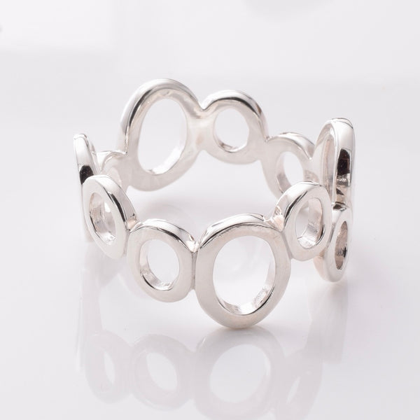 R310 - 925 silver hoop design ring – Java Designs