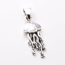 P1215 - 925 silver jellyfish pendant