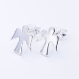 S1053 - 925 silver Angel stud earrings