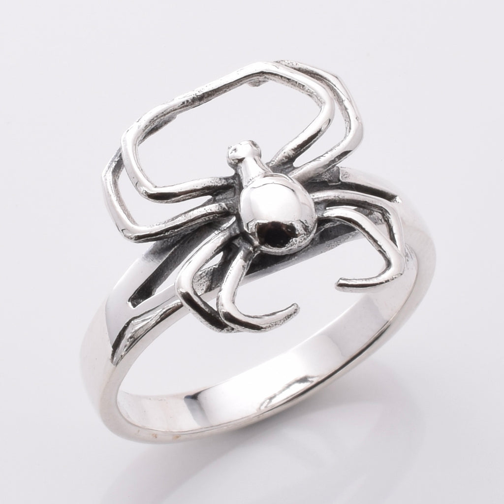 R295 925 silver spider ring