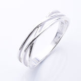 R356 - 925 silver crossover ring