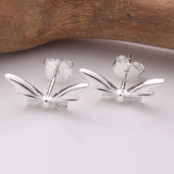 S947 - 925 silver flying bat stud earrings