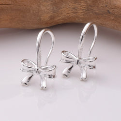 S945 - 925 silver bow earrings