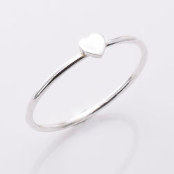 R290 925 silver tiny heart ring