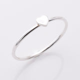 R290 925 silver tiny heart ring