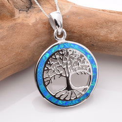 P1193 - 925 silver tree of life pendant