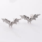 S942 - 925 silver bat stud earrings