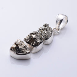 P1350 - 925 silver iron pyrites pendant