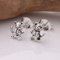 S907 - 925 silver mice stud earrings