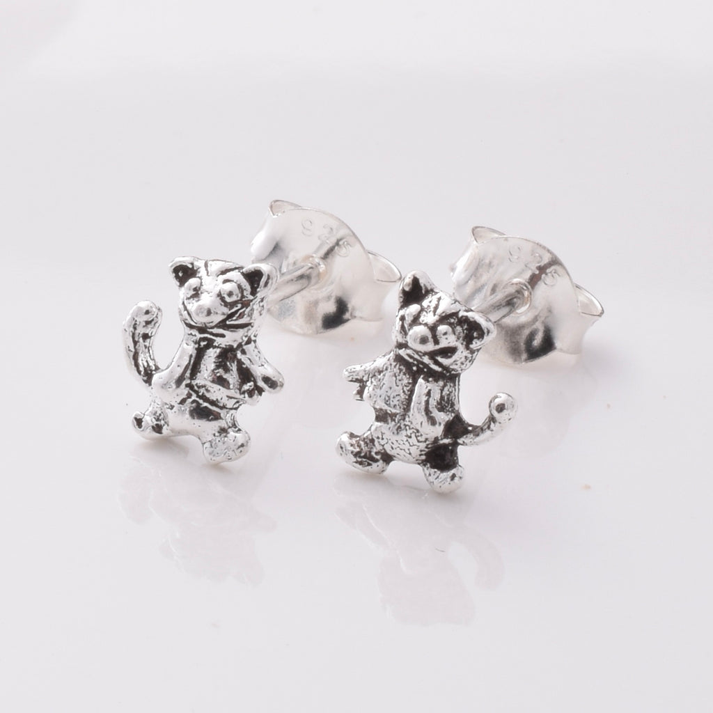 S907 - 925 silver mice stud earrings