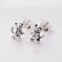 S907 - 925 silver mice stud earrings