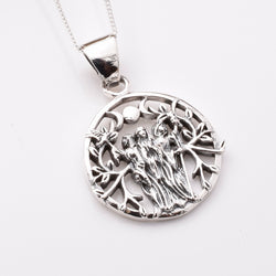 P1200 - 925 silver mother maiden crone pendant