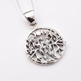 P1200 - 925 silver mother maiden crone pendant