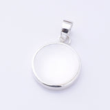P1313 - 925 silver tree of life MOP 12mm pendant
