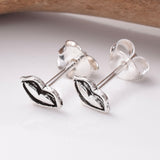 S797 - 925 silver lips stud earrings