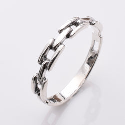 R286 925 silver link ring