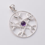 P1028 - 925 silver pentagram pendant