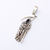 P1323 - Bronze faceless reaper  pendant