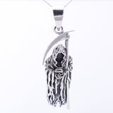 P1332 - 925 silver faceless reaper pendant