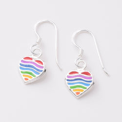 E850 - 925 silver rainbow earrings