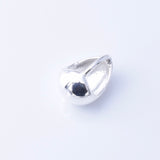 P1268 - 925 silver organic shape pendant