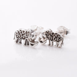 S962 - 925 silver elephant stud earrings