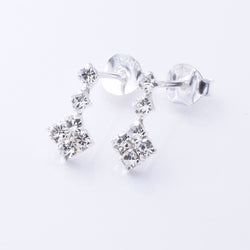 S1073 - 925 silver CZ stud earrings