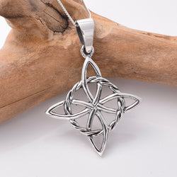 P997 - 925 silver witches knot pendant