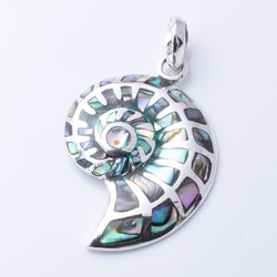 P1274 - 925 silver amonite pendant