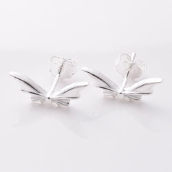 S947 - 925 silver flying bat stud earrings