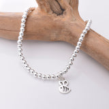 B030 - 925 silver bead and bee charm
