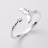 R255 - 925 silver whale tail ring