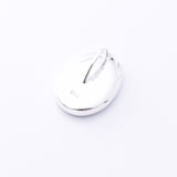 P1336 - 925 silver abalone oval pendant