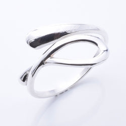 R357 - 925 silver modern loop ring