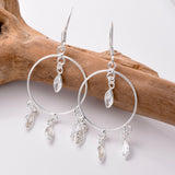 E780 - 925 chandelier silver earrings