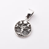 P1199 - 925 silver mother earth pendant