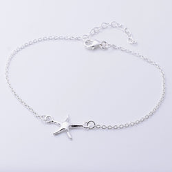B069 - 925 silver single starfish bracelet