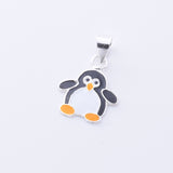 P1311 - 925 silver stamped penguin pendant