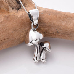 P1002 - 925 silver toadstool pendant