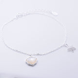 B072 - 925 silver and MOP sealife bracelet