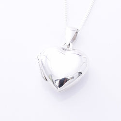 P1304 - 925 silver 15mm heart locket