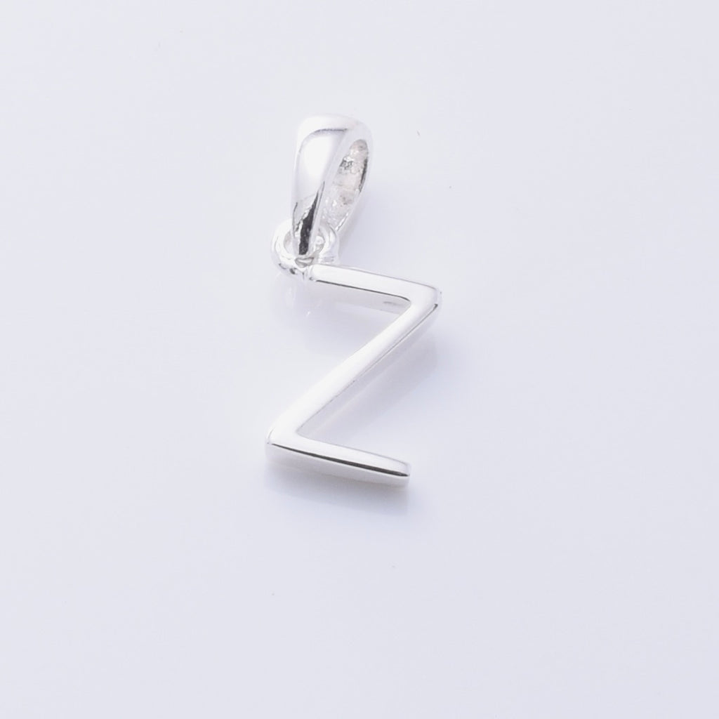 P1335 - Z 925 silver initial pendant - Z