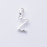 P1335 - Z 925 silver initial pendant - Z