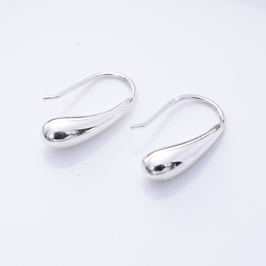E929 - 925 silver liquid drop earrings