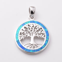 P1193 - 925 silver tree of life pendant